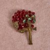 Nativity Faith Red and Green Beads Rosary: Guided by the Holy Family