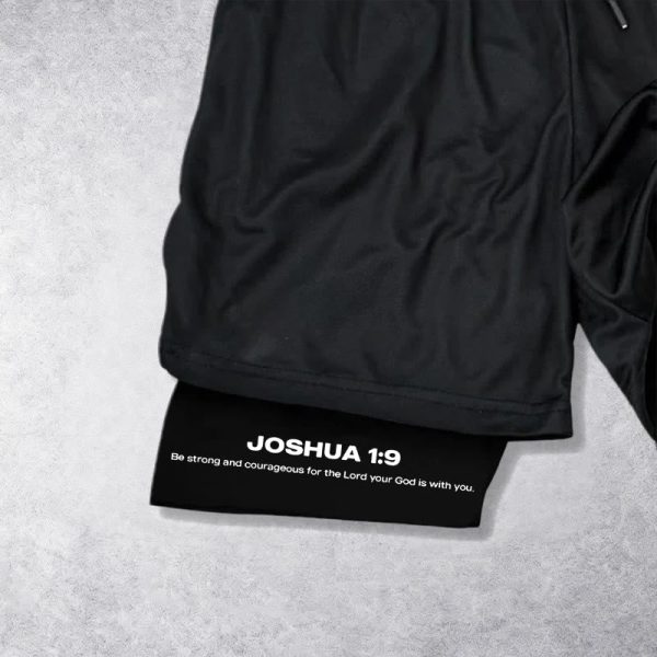Joshua 1:9 Lion Performance Shorts