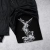 Christianartworkshop Isaiah 41:10 Angel & Devil Performance Shorts