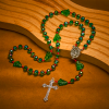 Joyful Green Tree of Hope Christmas Rosary: Celebrate Christ's Birth