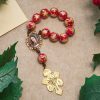 Christianartworkshop Christmas Devotion Red Green Holiday Beads Pocket Rosary: Pray anywhere, anytime