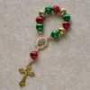 Christmas Pocket Rosary & Car Charm: Devotion & Festive Grace
