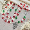Blessed Christmas Tree Rosary with Crystal Butterfly Beads