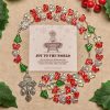Christmas Gift: Blessed Christmas Tree Rosary with Crystal Butterfly Beads