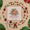 Christmas Gift: Faithful Celebration & Heavenly Bond Crystal Rosary with Cross