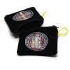 Modern Style St. Benedict Practical Velvet Religion Jewelry Storage Bag
