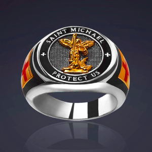 Saint Michael the Archangel Protection Ring