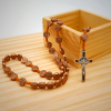 St. Benedict Alloy Hand-woven Rosary with Crucifix