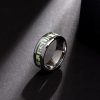 Christianartworkshop Luminous "JESUS" Printed Stainless Steel Ring