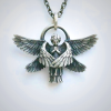 Praying Angel Wing Pendant Good Luck Necklace