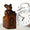 Christianartworkshop Rustic Vintage Style Brown Resin Church Mice Stereoscopic Desktop Ornaments