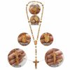Christianartworkshop Quality Handmade Olive/Rosewood/Ebony Beads Prayer Rosary