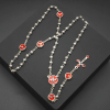 Enamel Holy Spirit Catholic Rosary