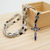 St. Benedict Alloy Hand-woven Rosary with Crucifix