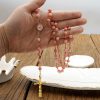 Original Handmade Red Grain Chalcedony Rosary