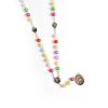 Seven Sorrow Religious Medal Multicolor Rosary