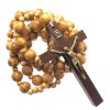 Handmade Olive Wood Crucifix Prayer Rosary