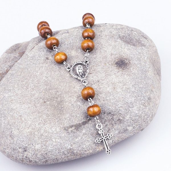Crucifix Pine Beads Baptism/Prayer Strings