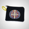 Modern Style St. Benedict Practical Velvet Religion Jewelry Storage Bag