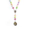 Seven Sorrow Religious Medal Multicolor Rosary