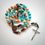 ChristianartworkshopSt. Christopher Medal Multicolor Rosary