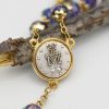 Christianartworkshop Virgin Mary Glazed Multi-color Crystal Rosary
