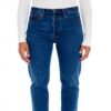 Pistola Cassie Jeans Damen Super hohe Taille Gerades Bein