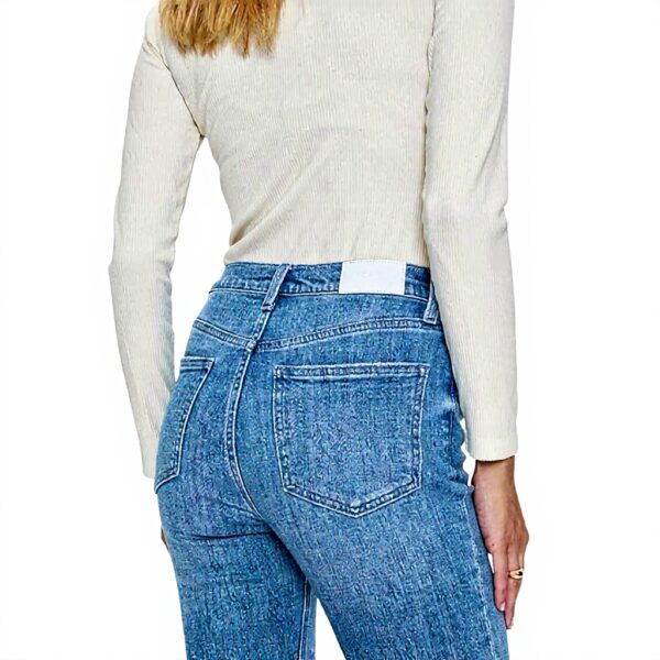 Pistola Damen Jeans High Rise Bootcut Stretch Denim