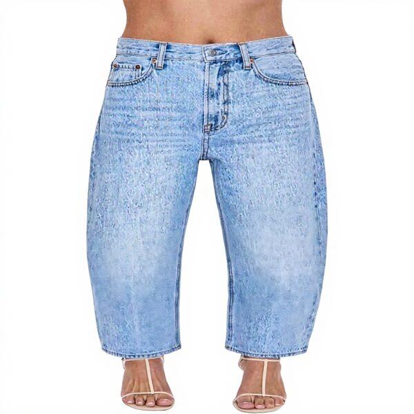 Pistola Damen High Rise Barrel Leg Jeans Hose