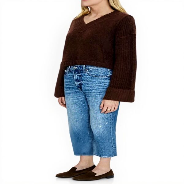 Pistola Cassie Super High Rise Straight Crop Jeans Damen