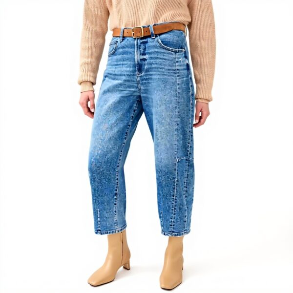 Pistola Denim Damen Jeans Stretch-Denim entspannt