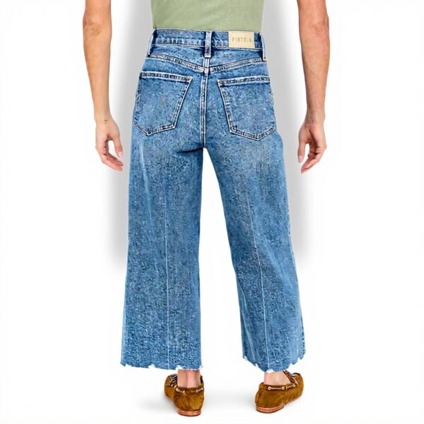 Pistola Denim Damen Jeans Crop Vintage Stretch Denim