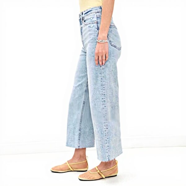 Pistola Damen Jeans Crop Vintage Stretch Denim High Waist