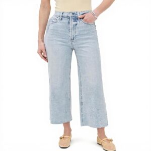 Pistola Damen Jeans Crop Vintage Stretch Denim High Waist