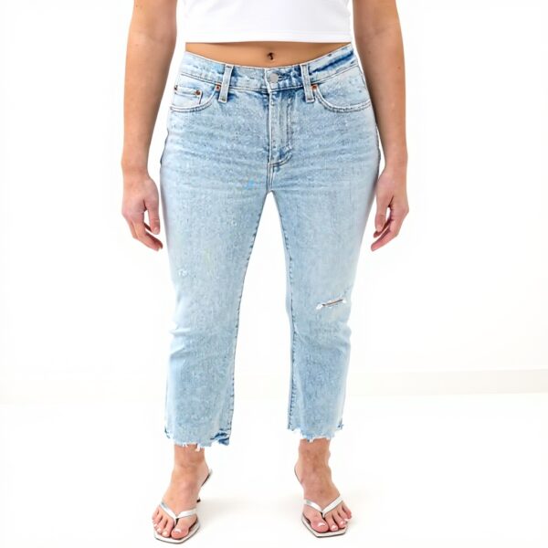 Pistola Denim Damen Lennon Jeans Vintage Bootcut hohe Taille