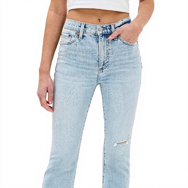 Pistola Denim Damen Lennon Jeans Vintage Bootcut hohe Taille