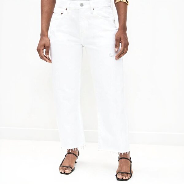 Pistola Denim Damen Jeans Lexi Luxe White Vintage