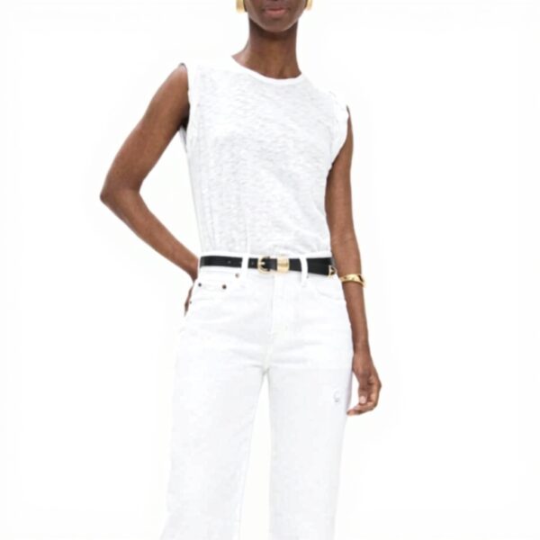 Pistola Denim Damen Jeans Lexi Luxe White Vintage